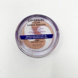 Covergirl + Olay Simply Ageless Foundation 235 Medium Light  5/2026  NEW